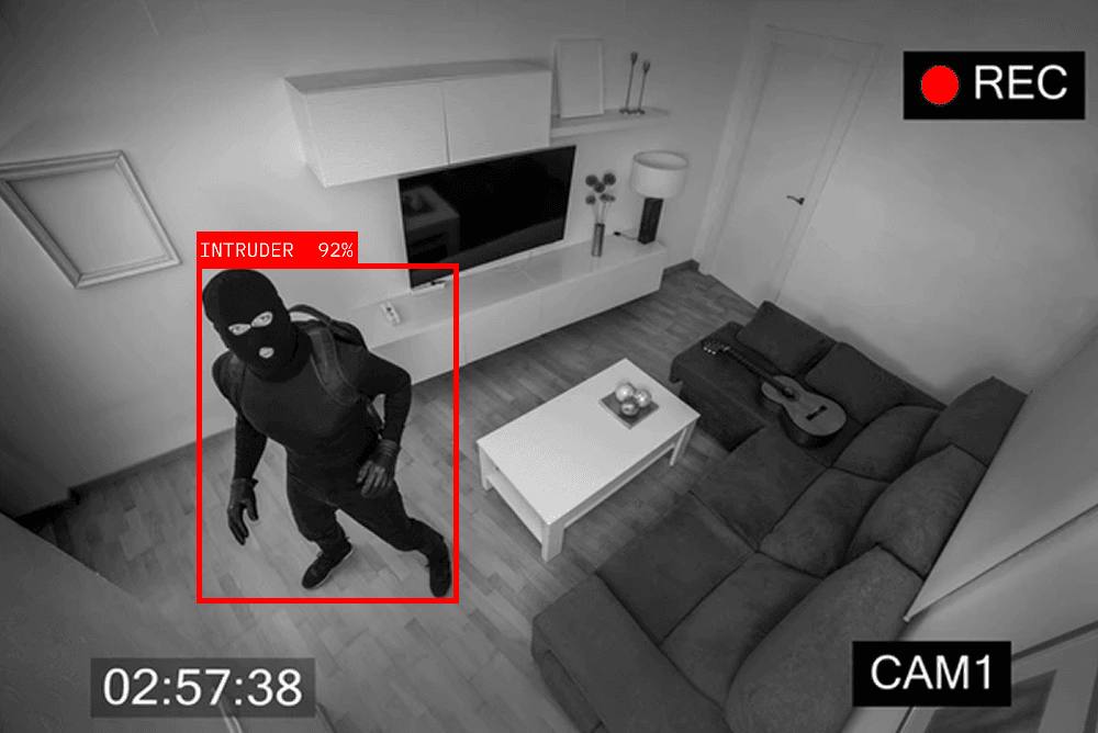 Intruder Detection Image - Neuronetic Vision AI Surveillance Platform